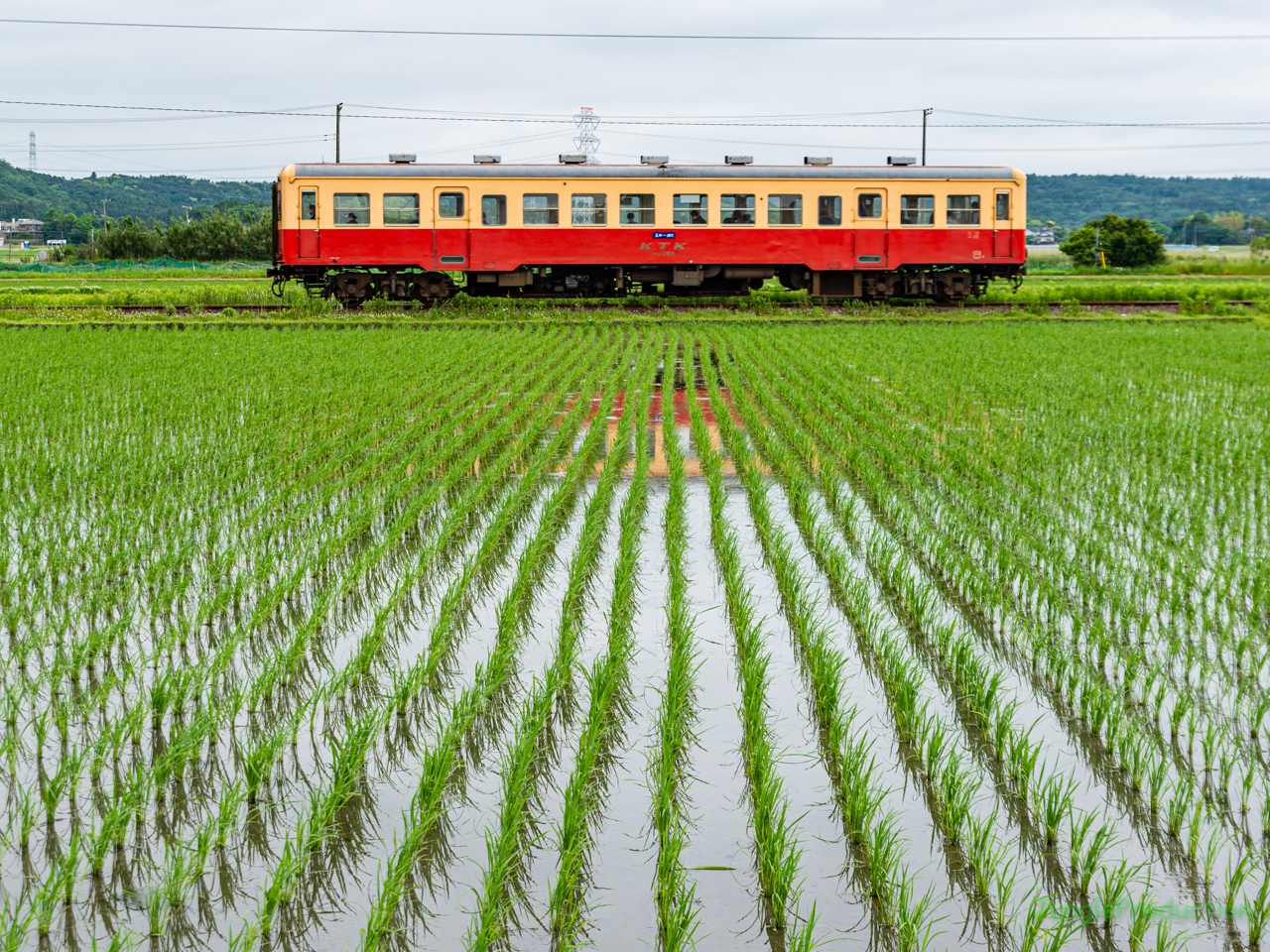 回送前の試し撮り